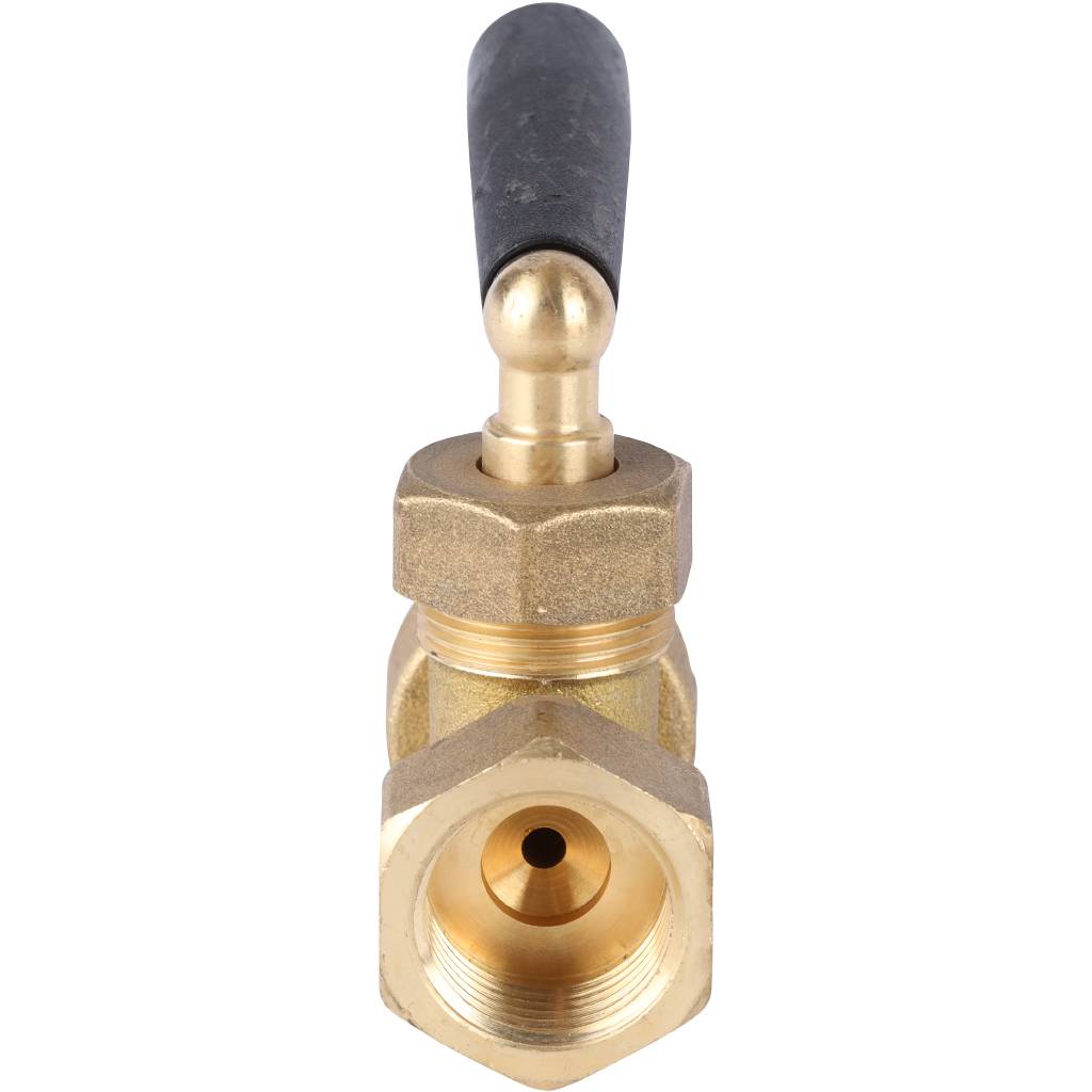 Кран ВВ трехходовой STOUT 1/2" для манометров