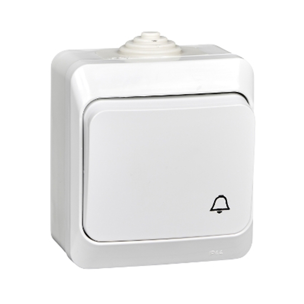 Выключатель открыт. уст. "этюд" ip44 1 кл. с самовозвратом 10а, белый (1/14/112) "schneider"