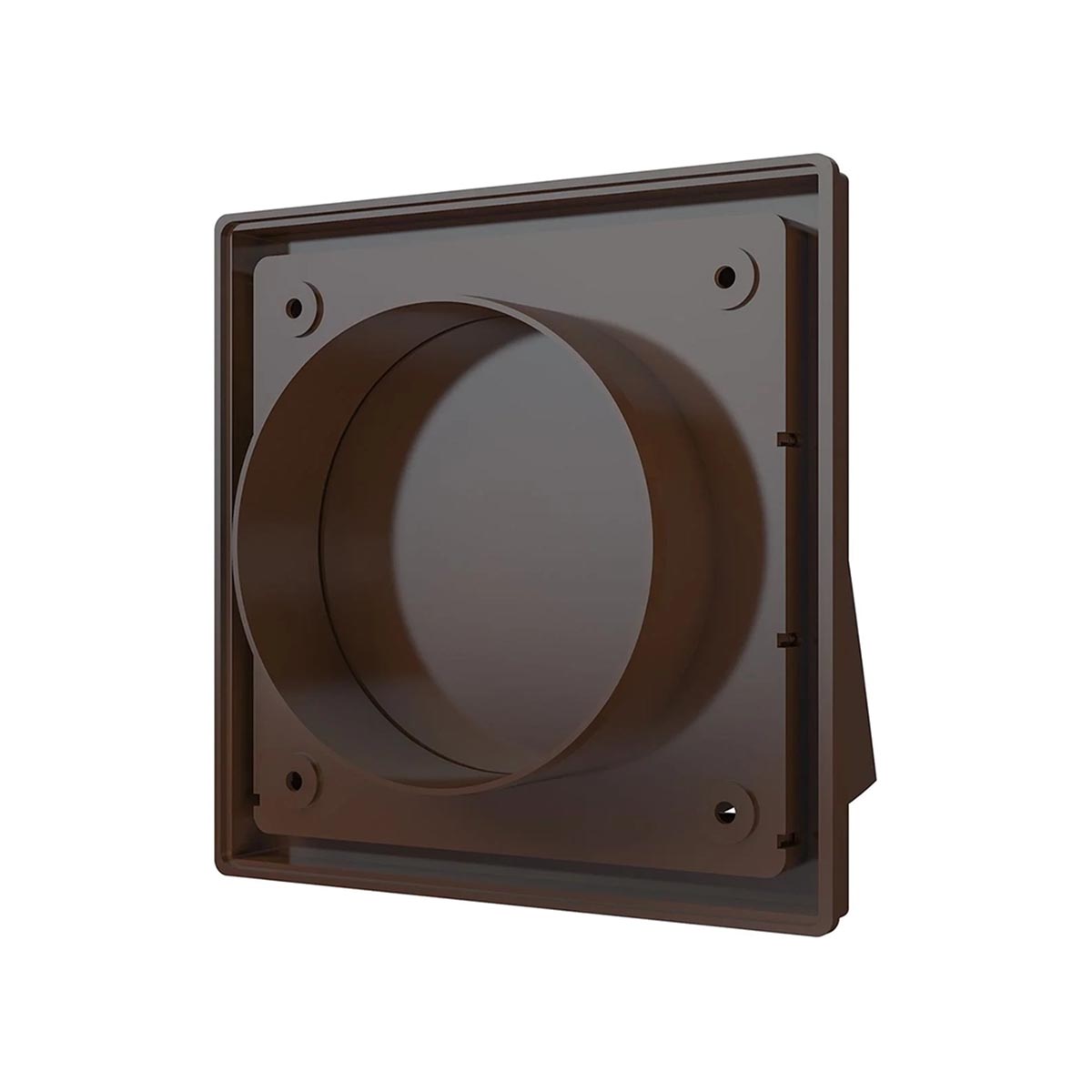 Выход стенной вытяжной с обратным клапаном 150 х 150 мм с фланцем d100 (1/20) "эра" 1515к10фв кор