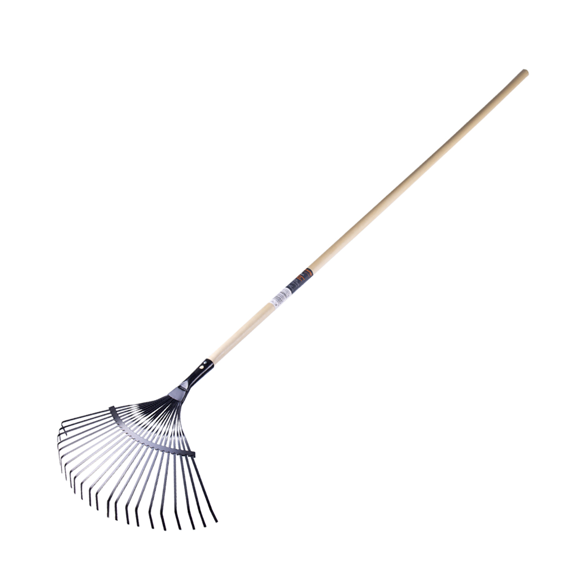 Грабли веерные "solid" с дерев. черенком (1/4) "fiskars" 1026724