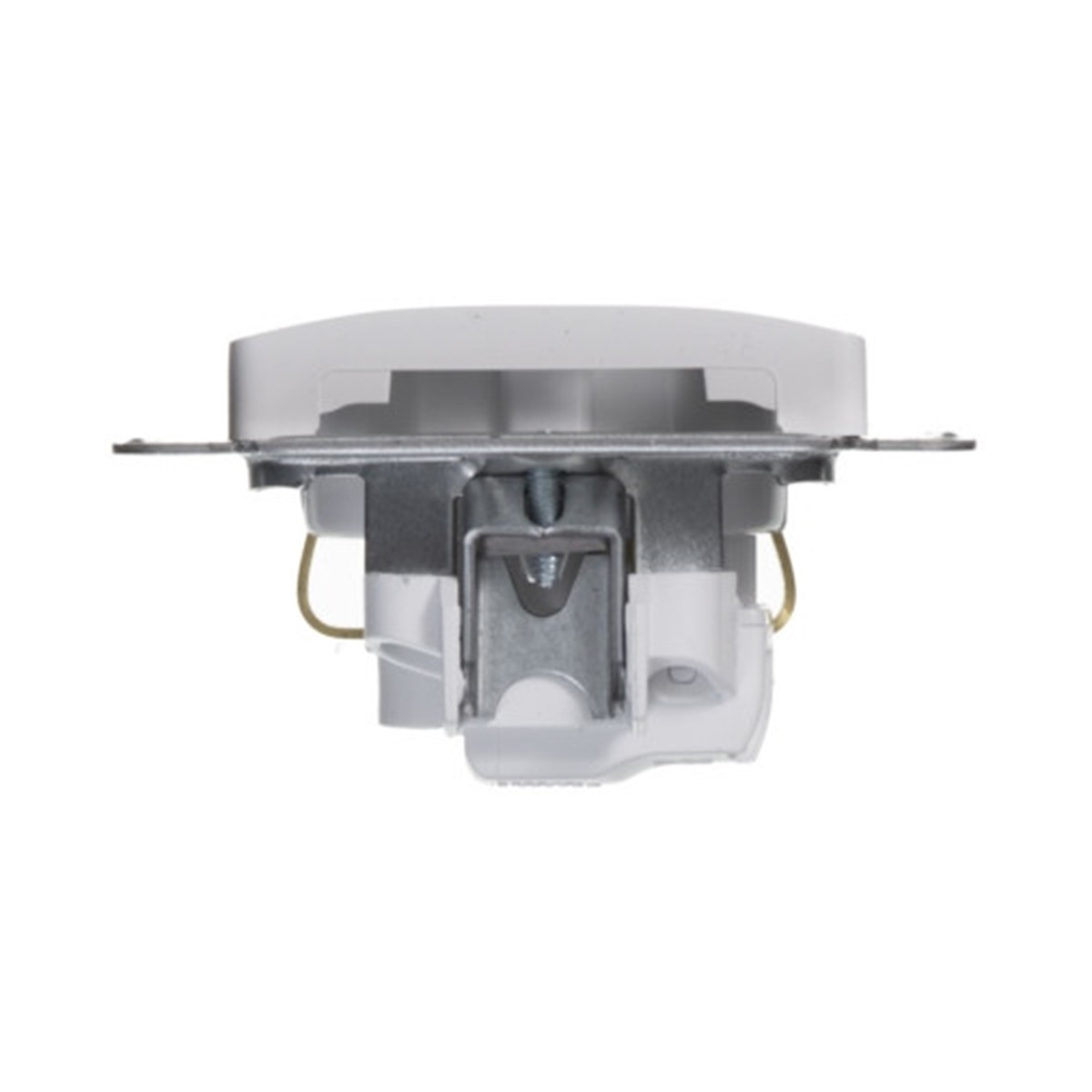 Розетка "glossa" 1 местн. с заземл. (механизм) 16а, белый (1/20/160) "schneider"