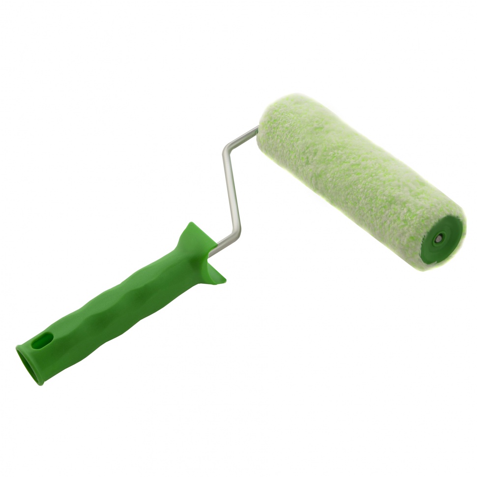 Валик "Работы с древесиной", 180 мм, ворс 12 мм, D - 36 мм, D ручки - 6 мм, микроволокно Сибртех (80251)