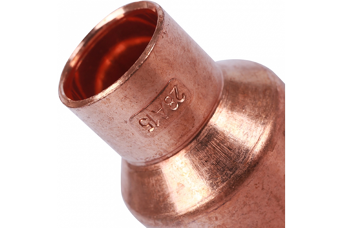 Муфта 28х15 переходная двухраструбная медная SANHA под пайку 152402815