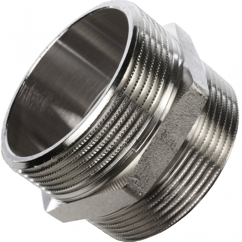 Ниппель НР 2"1/2 никель STOUT