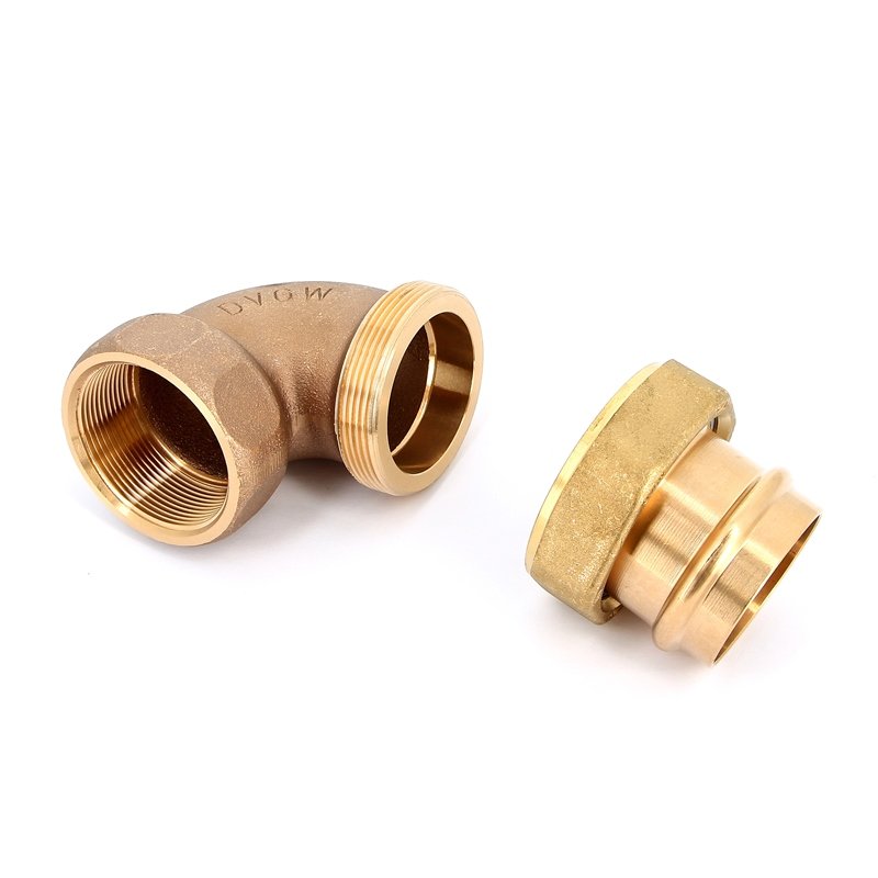 Угол пресс-В 54х2' с разъемным соединением и плоской прокладкой Sanpress VIEGA