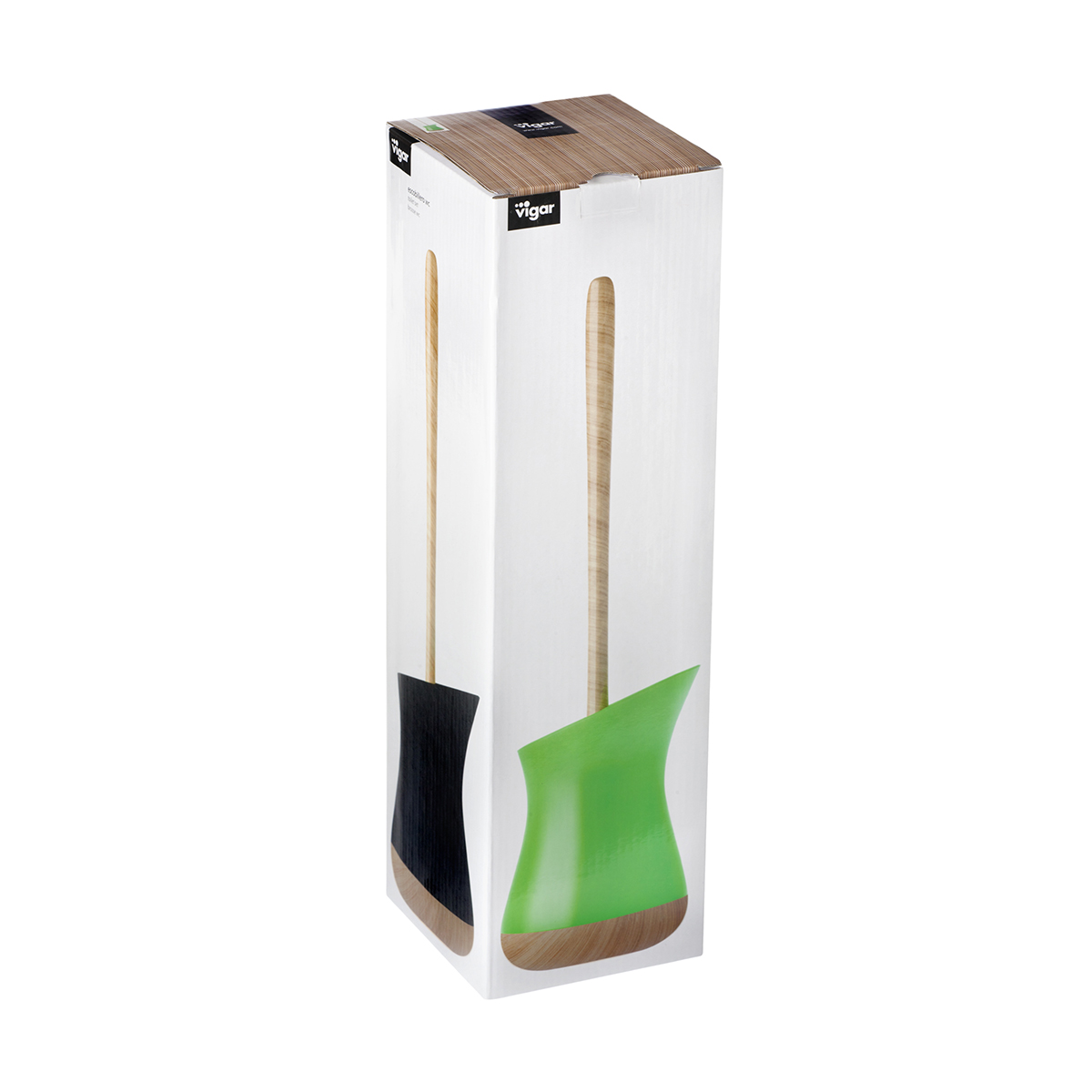 Туалетный набор "ofuro" черный (1/6) "vigar" 4748