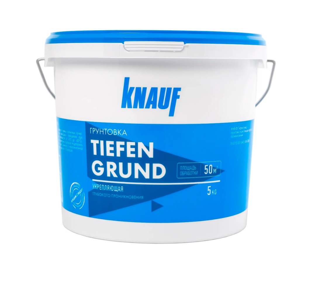 Грунтовка Кнауф Тифенгрунд (Tiefengrund Knauf) 5 кг