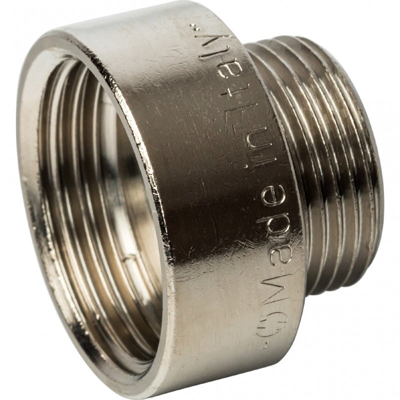 Переходник редукционный ВН 1" x 3/4" никель STOUT