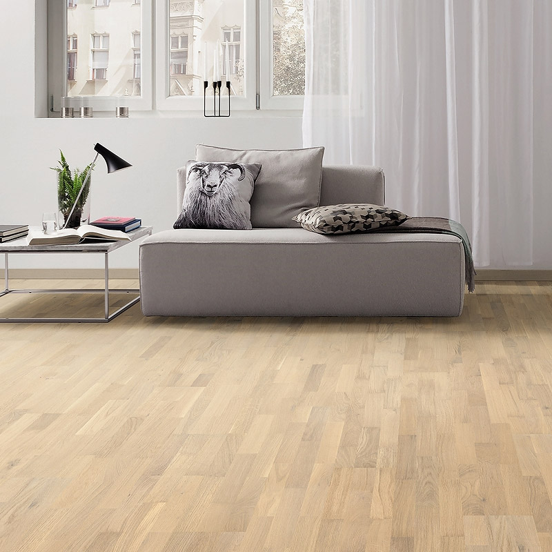 Паркетная доска Haro Series 4000 (5G) 538923 Дуб Песочно-Белый Маркант брашированный трехполосный 4V nD2200 x 180 x 13.5мм