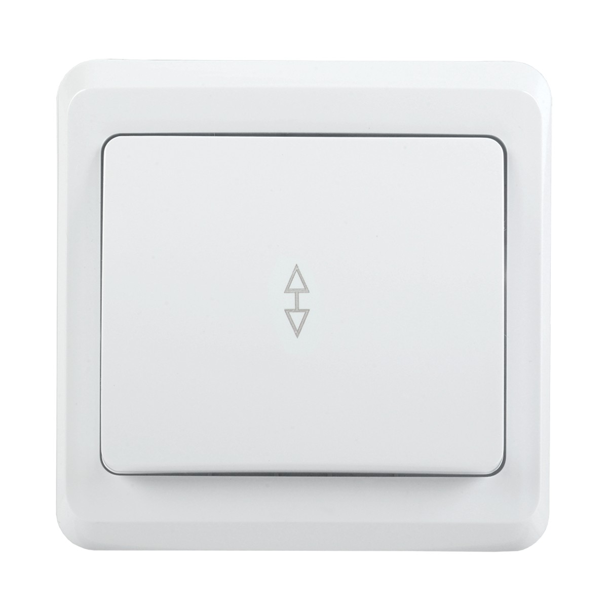 Выключатель "вега" 1 кл. проходной всп10-1-0-вб, 10а, белый (1/50/200) "iek"