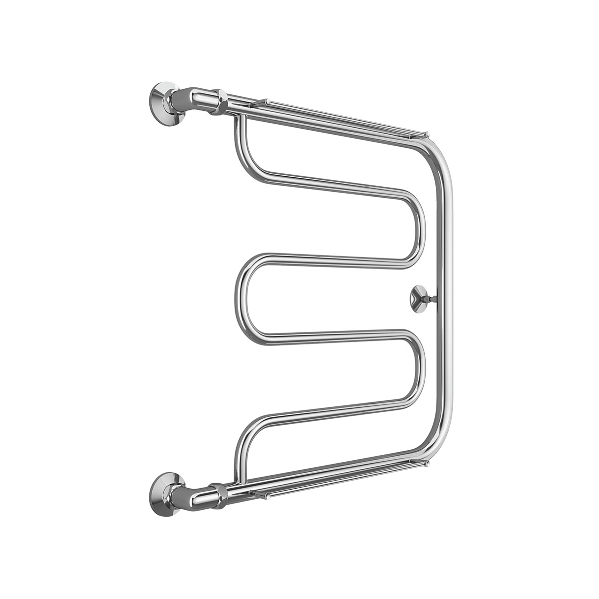 Полотенцесушитель водяной "фокстрот aisi" 600*600 (хром) "terminus"