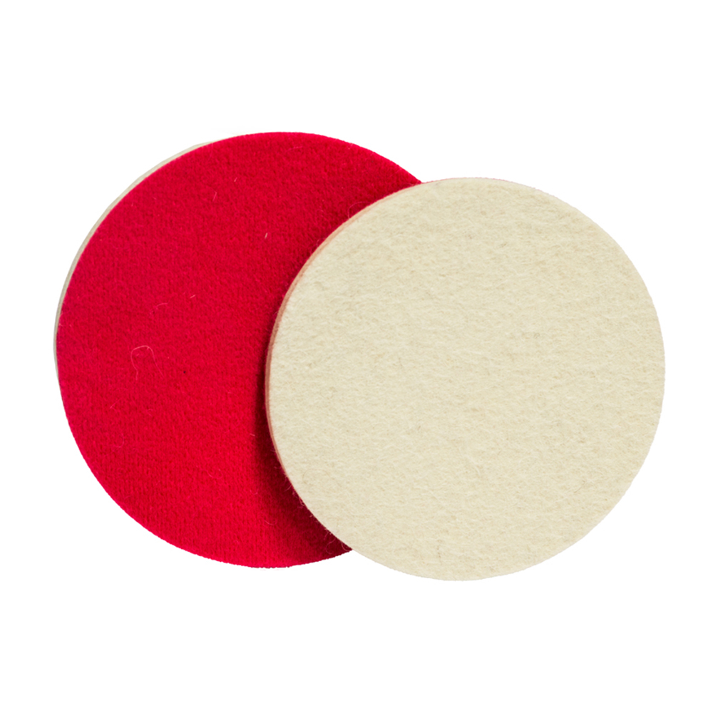 Насадка полировальная  мех натур.  на липучке  125 х 7 мм (1/300) "кедр" 079-1257