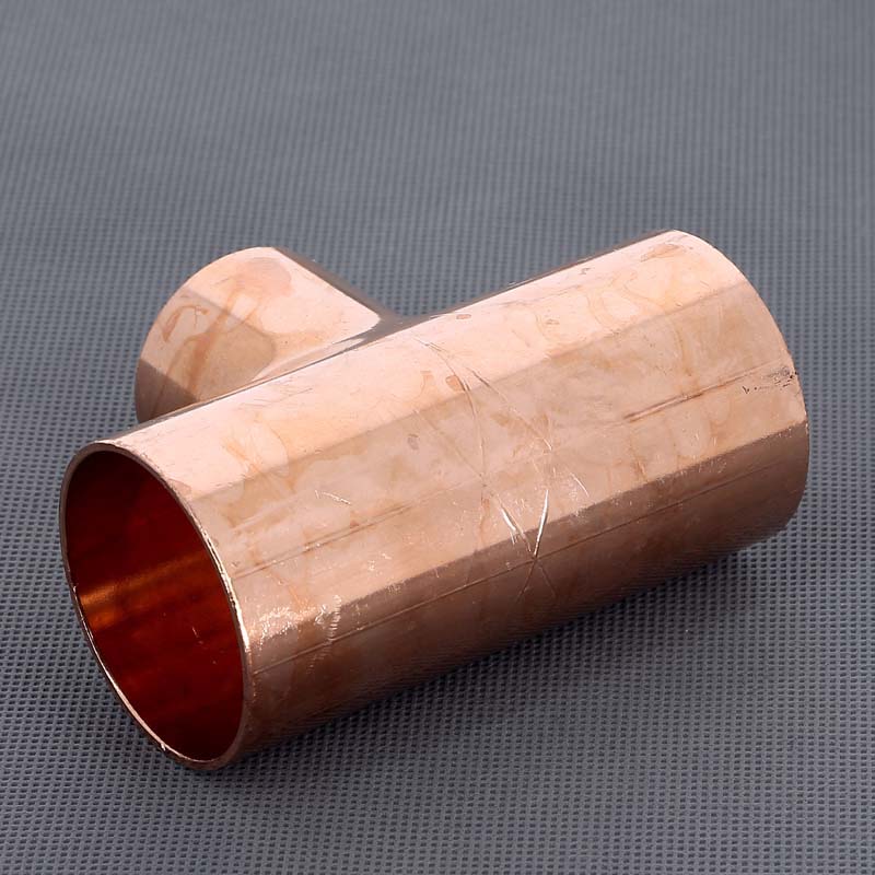 Тройник переходной под пайку 54 х 42 х 54 мм VIEGA медный