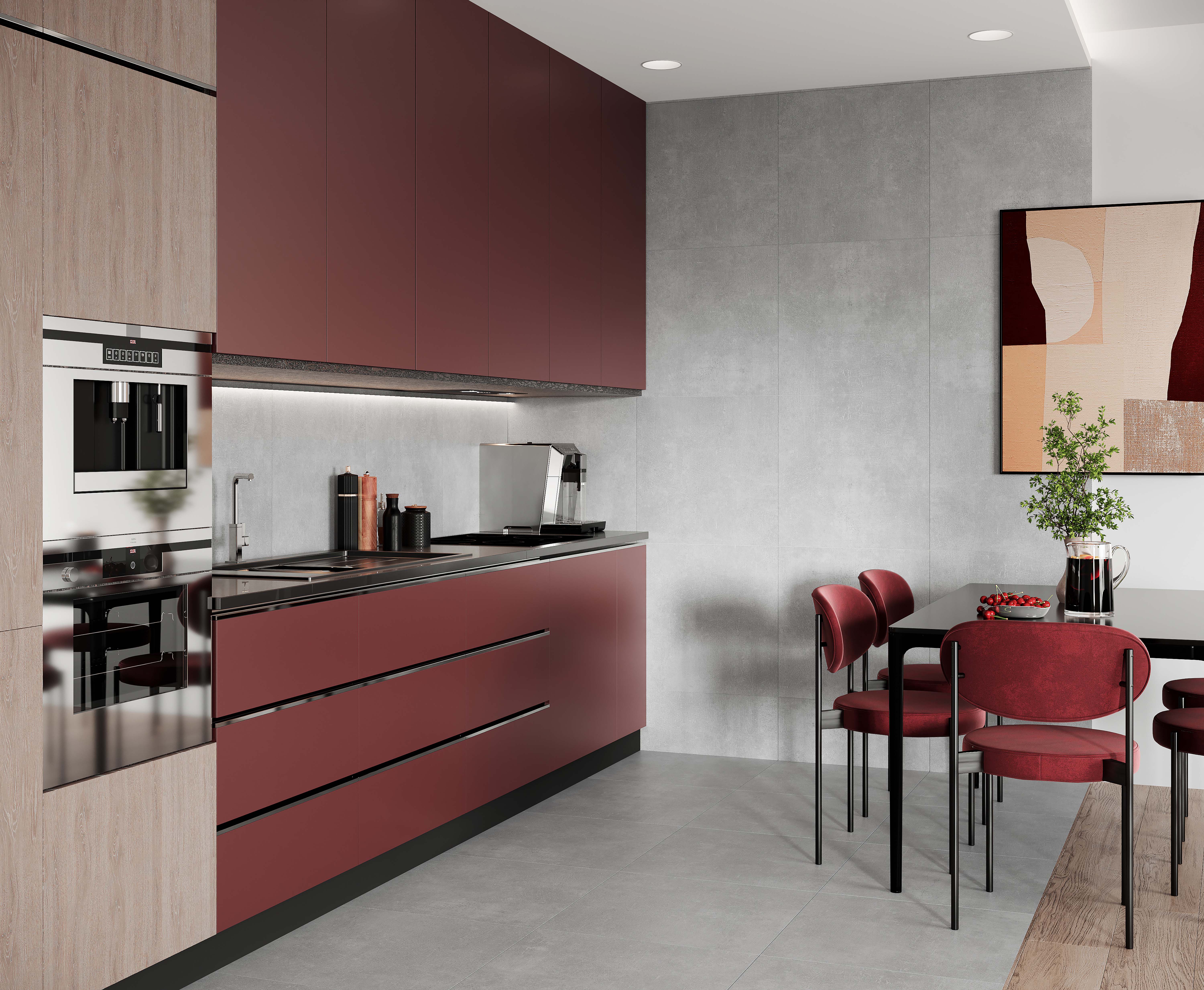 Totem grey керамогранит серый матовый 60x60
