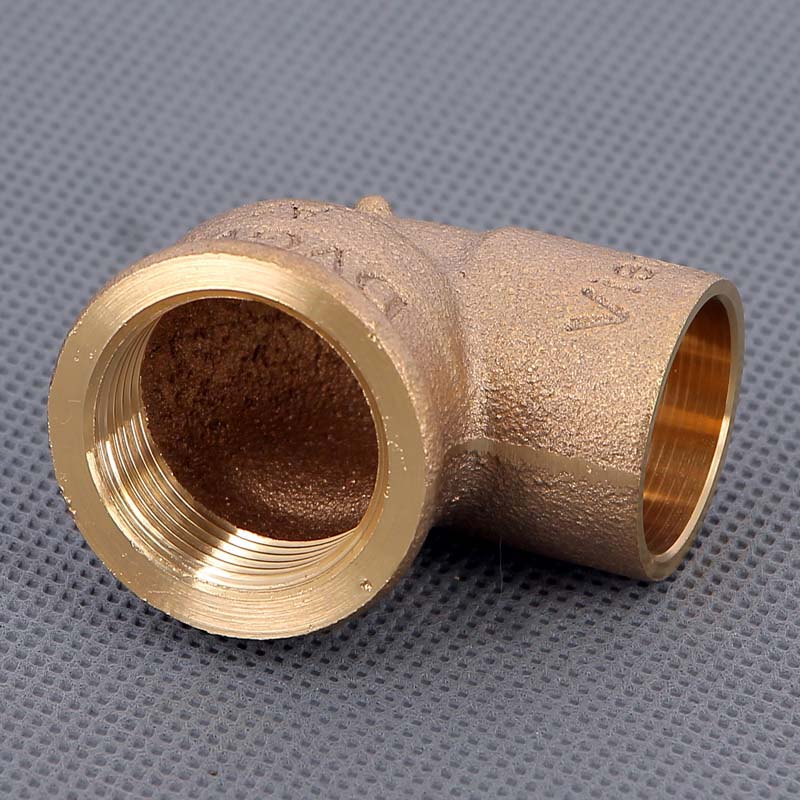 Угол 90° переходной пайка - ВР 22 x 3/4" VIEGA бронза