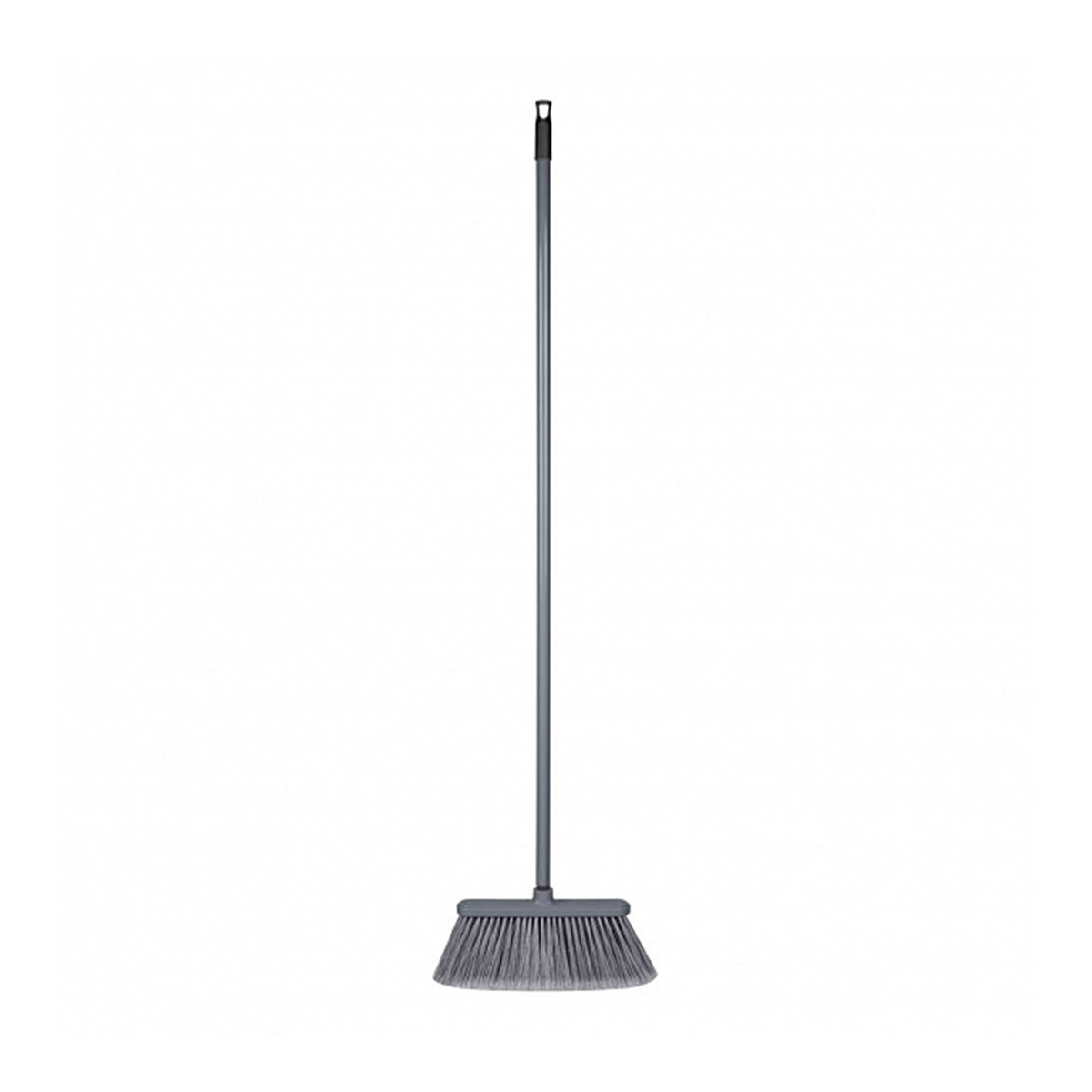 Щетка для пола "эконова" с длинным ворсом, с рукояткой (серая) (1/18) "бытпласт"