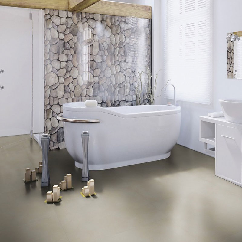 Кварц виниловый ламинат Wineo 800 Tile DB00100-1 XXL Solid Sand Плитка песочная сплошная