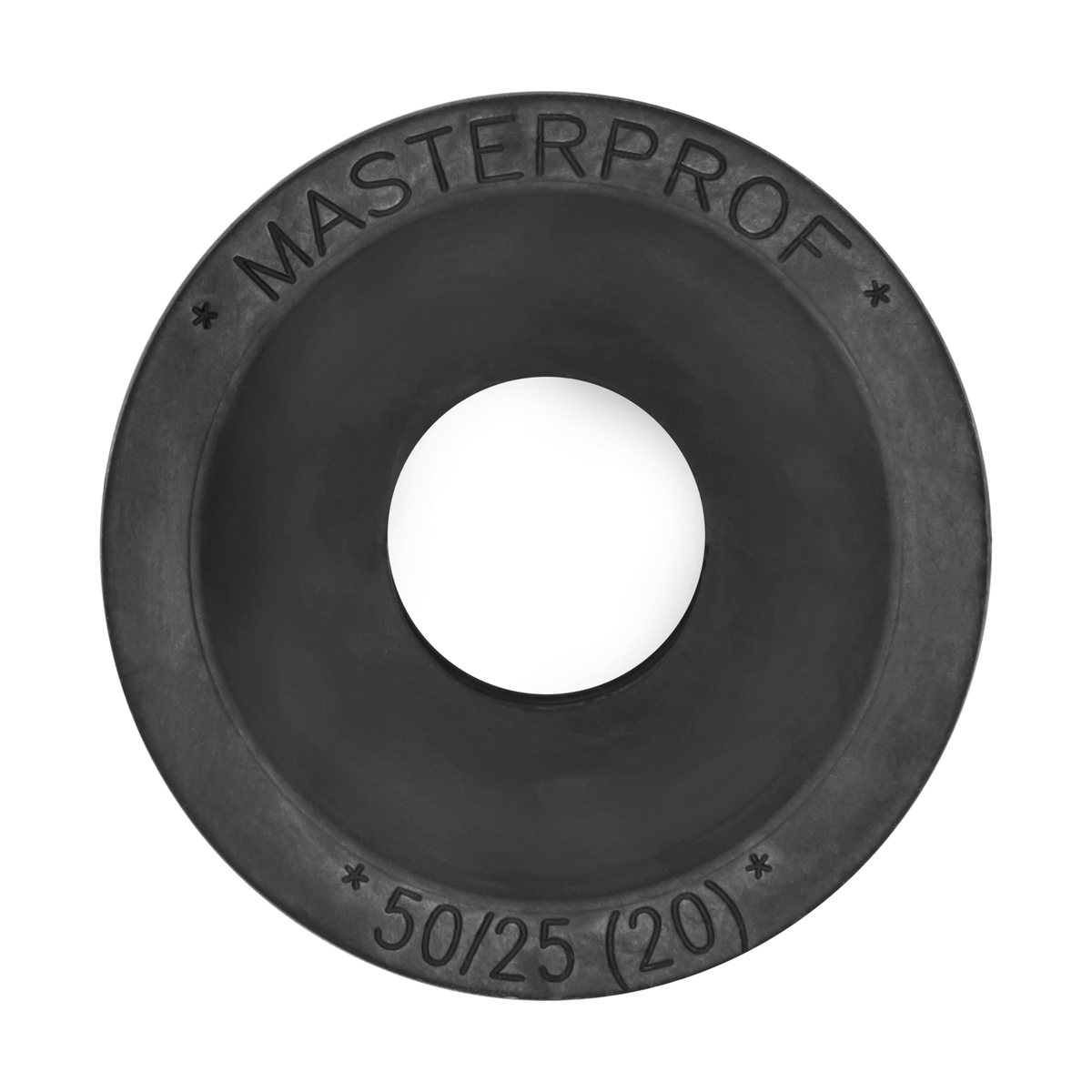 Манжета для канализации d=50 х 25 мм (черная) (20/300) "masterprof"