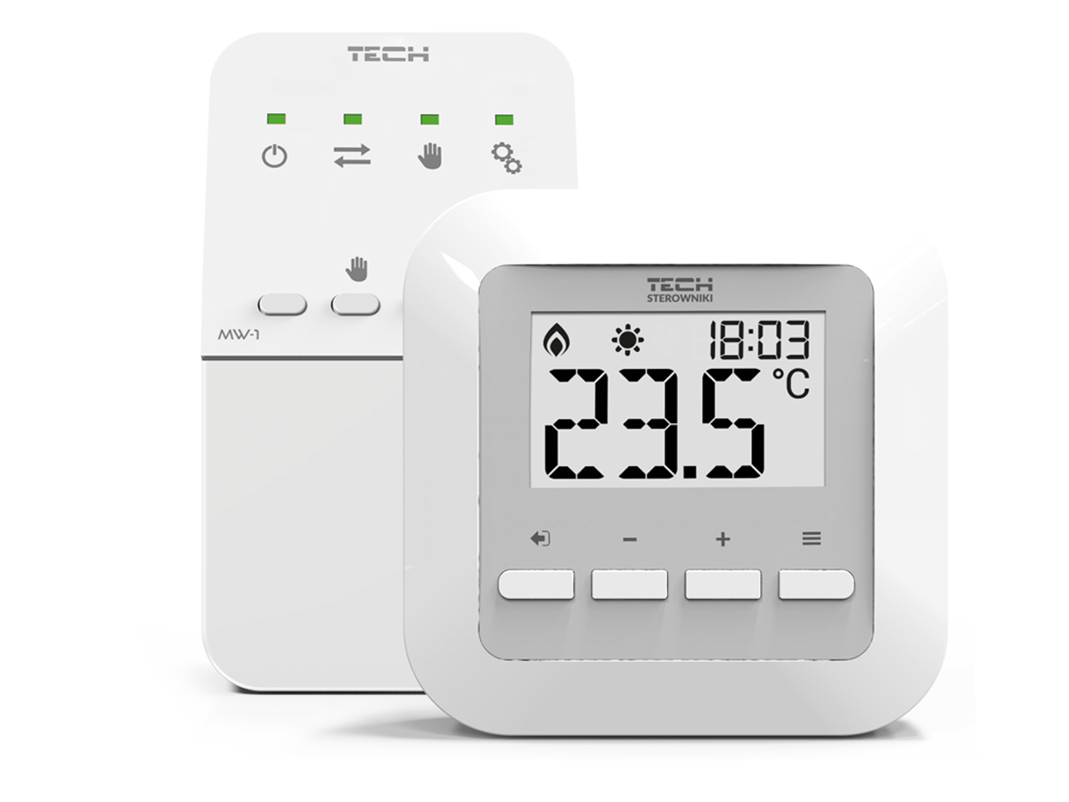 Термостат электронный беспроводной TECH ST-295v2 белый