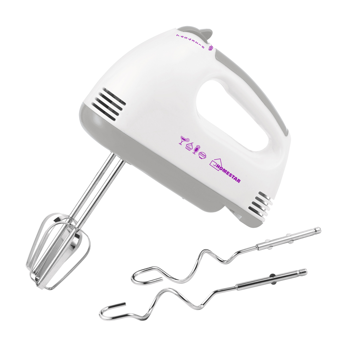 Миксер "homestar" hs-2004, 7 скоростей, 100 вт (1/24)