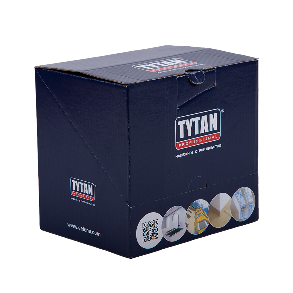 Герметик силикон. санитарный белый 80 мл (10) "tytan professional"