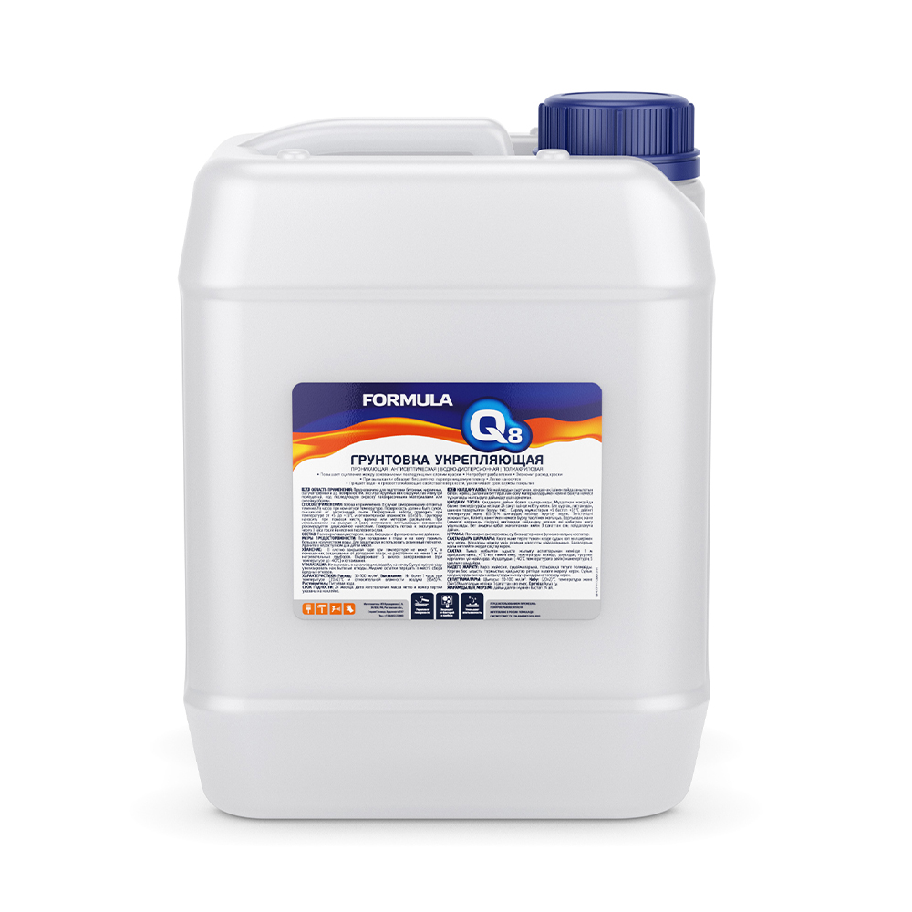 Грунтовка укрепляющая 10 л (1) "formula q8"