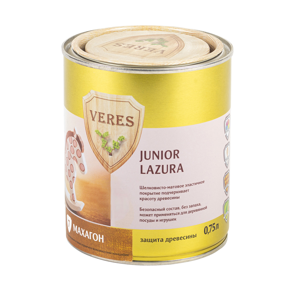 Верес джуниор № 7 махагон 0,75 л (1/4) "veres"