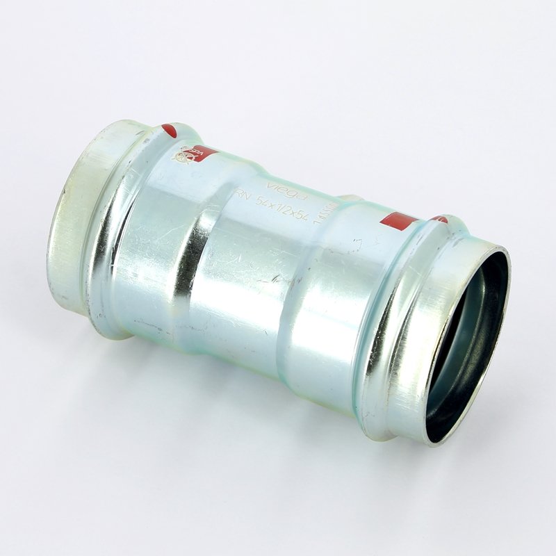 Тройник пресс-В 54x1/2"x54 оцинкованная сталь Prestabo VIEGA