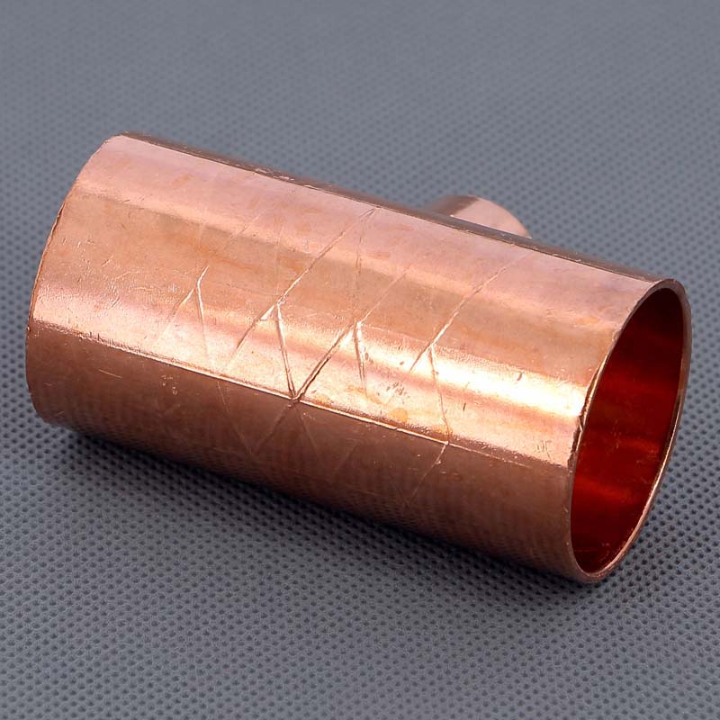 Тройник переходной под пайку 42 х 22 х 42 мм VIEGA медный