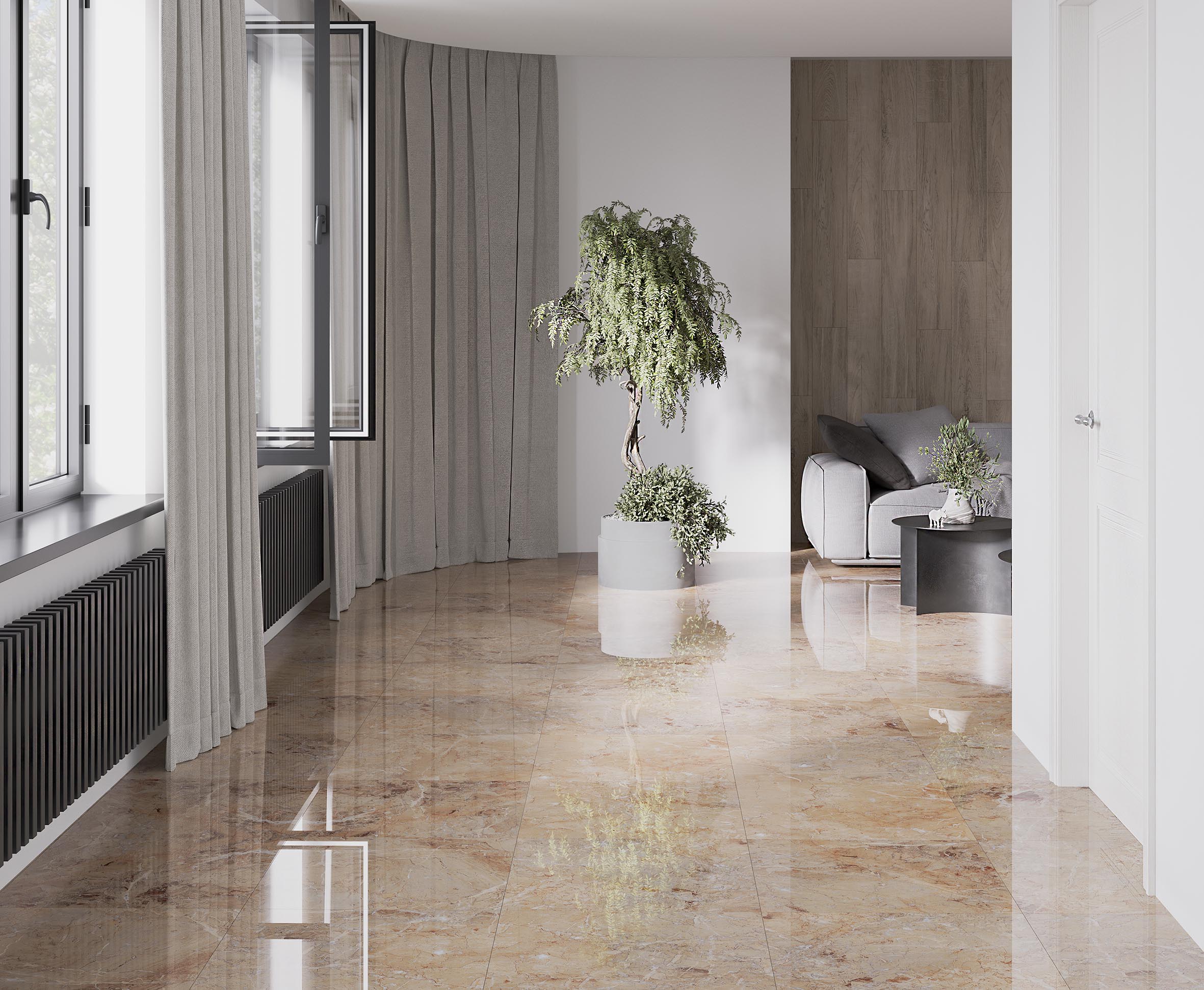 Brecia antic brown керамогранит полированный 60x120