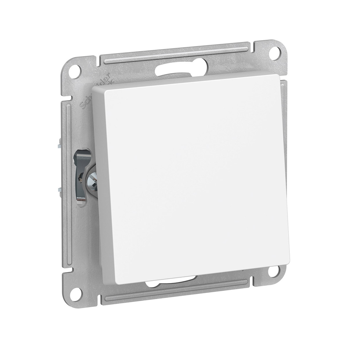 Переключатель "atlasdesign aqua" 1 кл. (механизм) 10а, белый (1/20/160) "schneider"