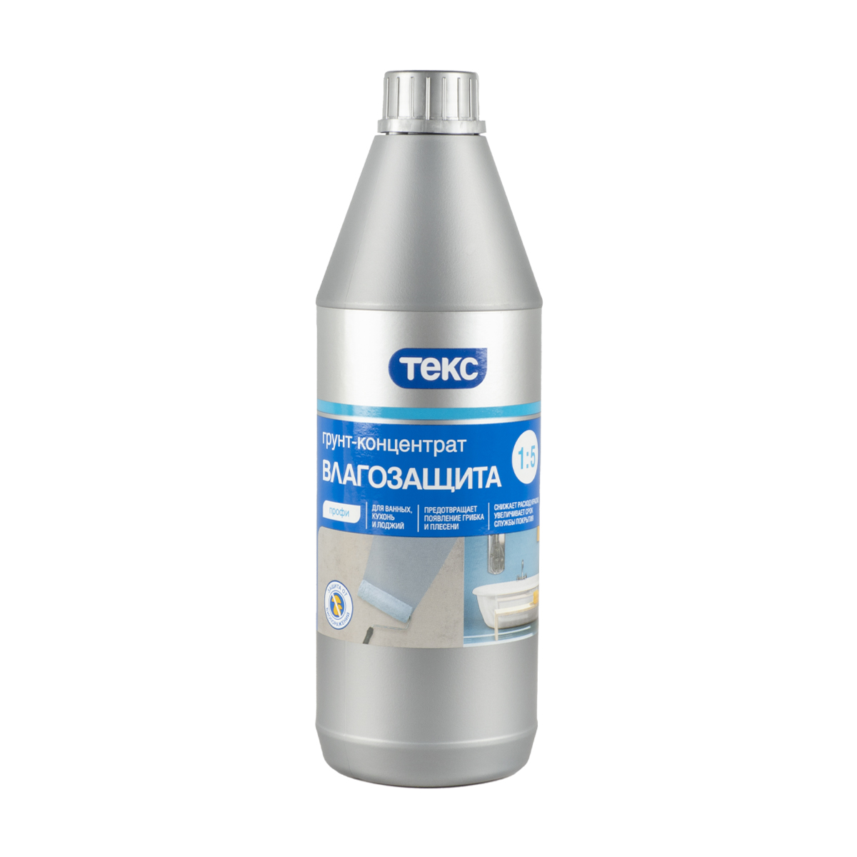 Грунтовка "профи" влагозащита (концентрат) 0,9 кг/0,9 л (20) текс