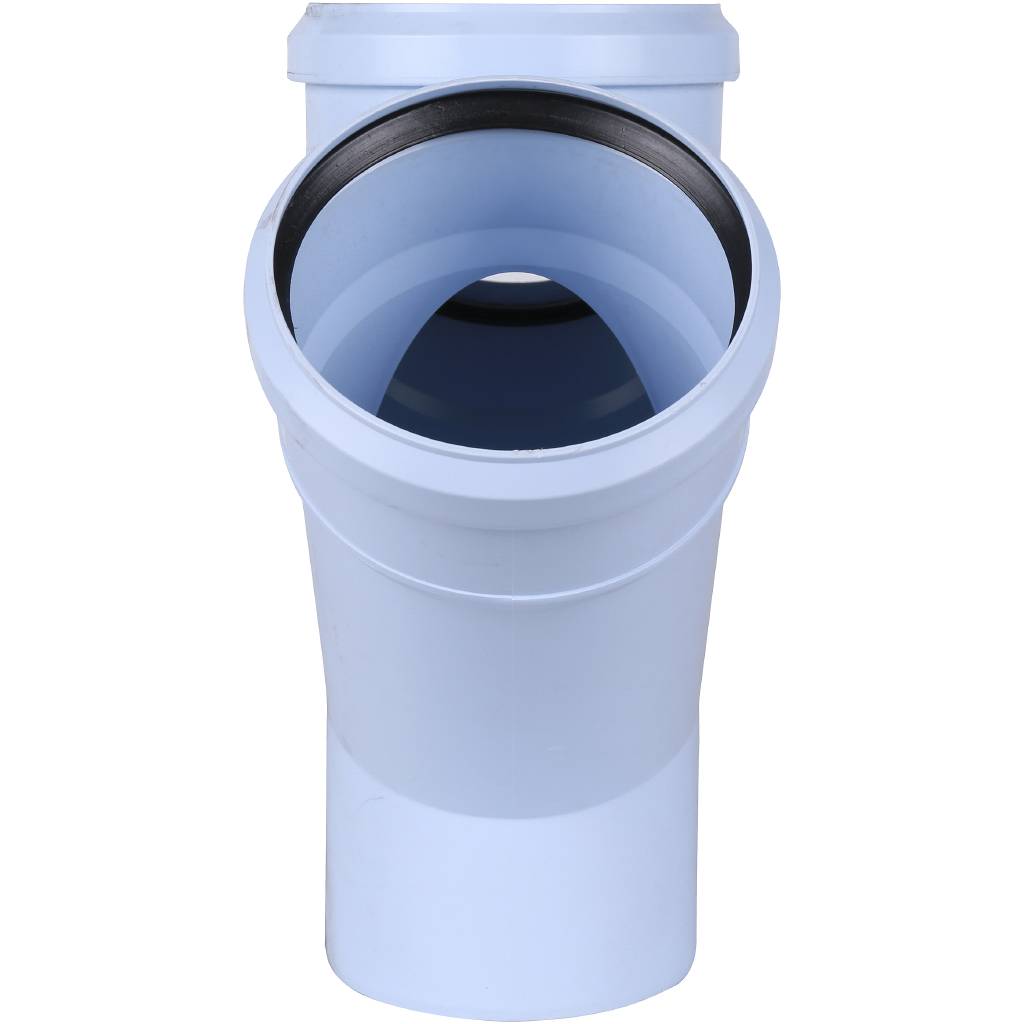 Крестовина 45° одноплоскостная 110 х 110 х 110 мм усиленная для вн.канализации SINIKON Стандарт