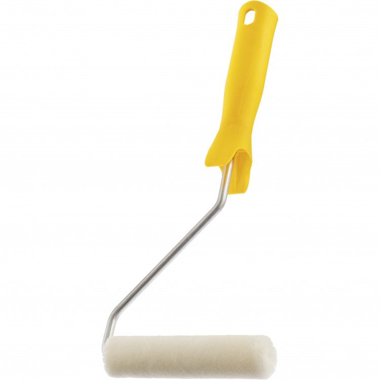 Мини-валик в сборе "Лаки" , 110 мм, ворс 5 мм, D 16 мм, D ручки 6 мм, Велюр Сибртех (80592)