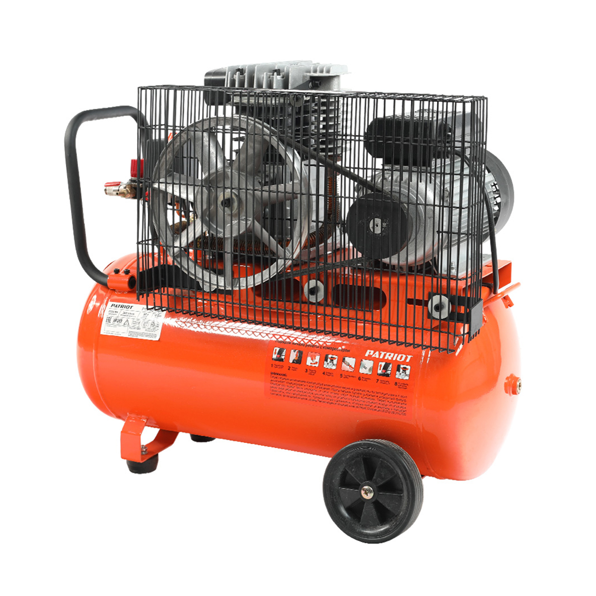 Компрессор поршневой ременной ptr 50-360i (1) "patriot" 525301960