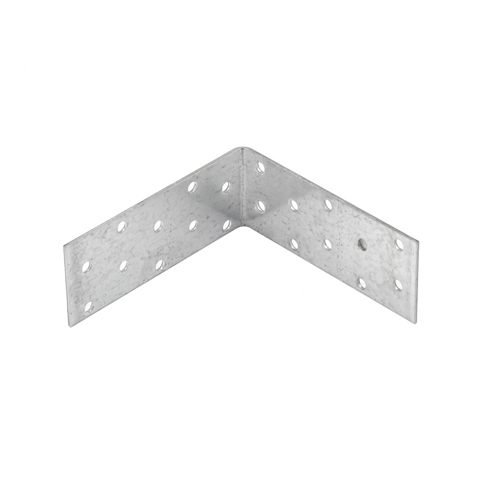 Крепежный уголок равносторонний 2 мм, KUR 100 х 100 х 40 мм Сибртех (46428)