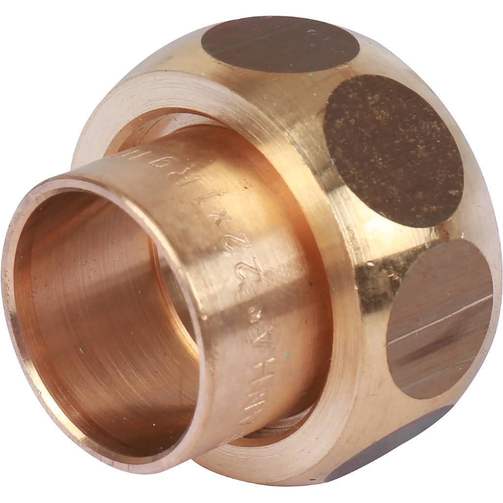 Муфта (американка) 22x1" (ВР) с накидной гайкой под пайку SANHA бронзовая 14359221