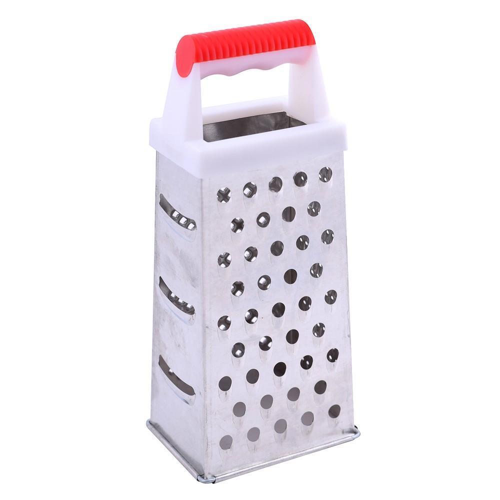 Терка нержав. 4-х гранная 22 см (1/6/144) "мультидом"  an53-65