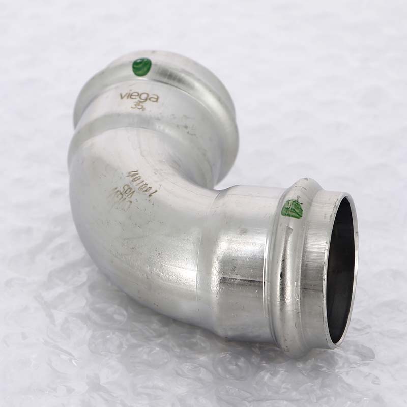 Угол пресс 35 нержавеющая сталь Sanpress Inox VIEGA