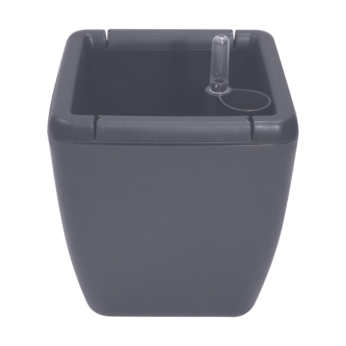 Горшок для цветов "munchen" c автополивом 1,5 л (вулкан.серый) (1/6) "ingreen" ig622311026