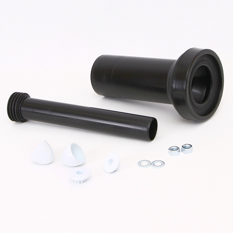 Комплект McALPINE соединительный L=304 мм, вх/вых=45/59 мм с манж., бел. заглушки, L=65 мм, 90 мм