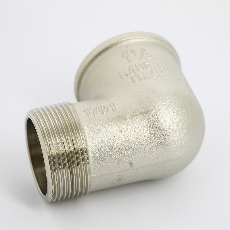 Колено резьбовое ВН 1"1/2 x 1"1/2 никель UNI-FITT