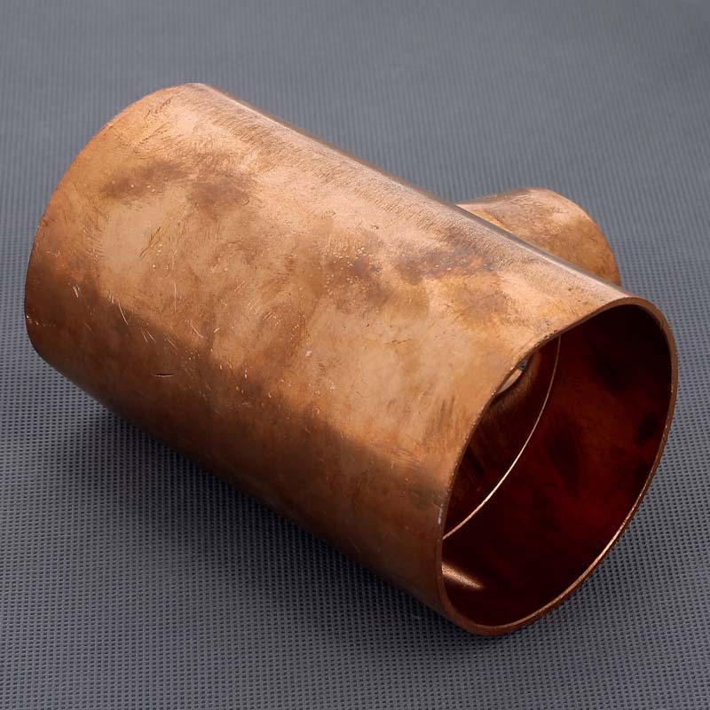 Тройник переходной под пайку 88.9 х 54 х 88.9 мм VIEGA медный