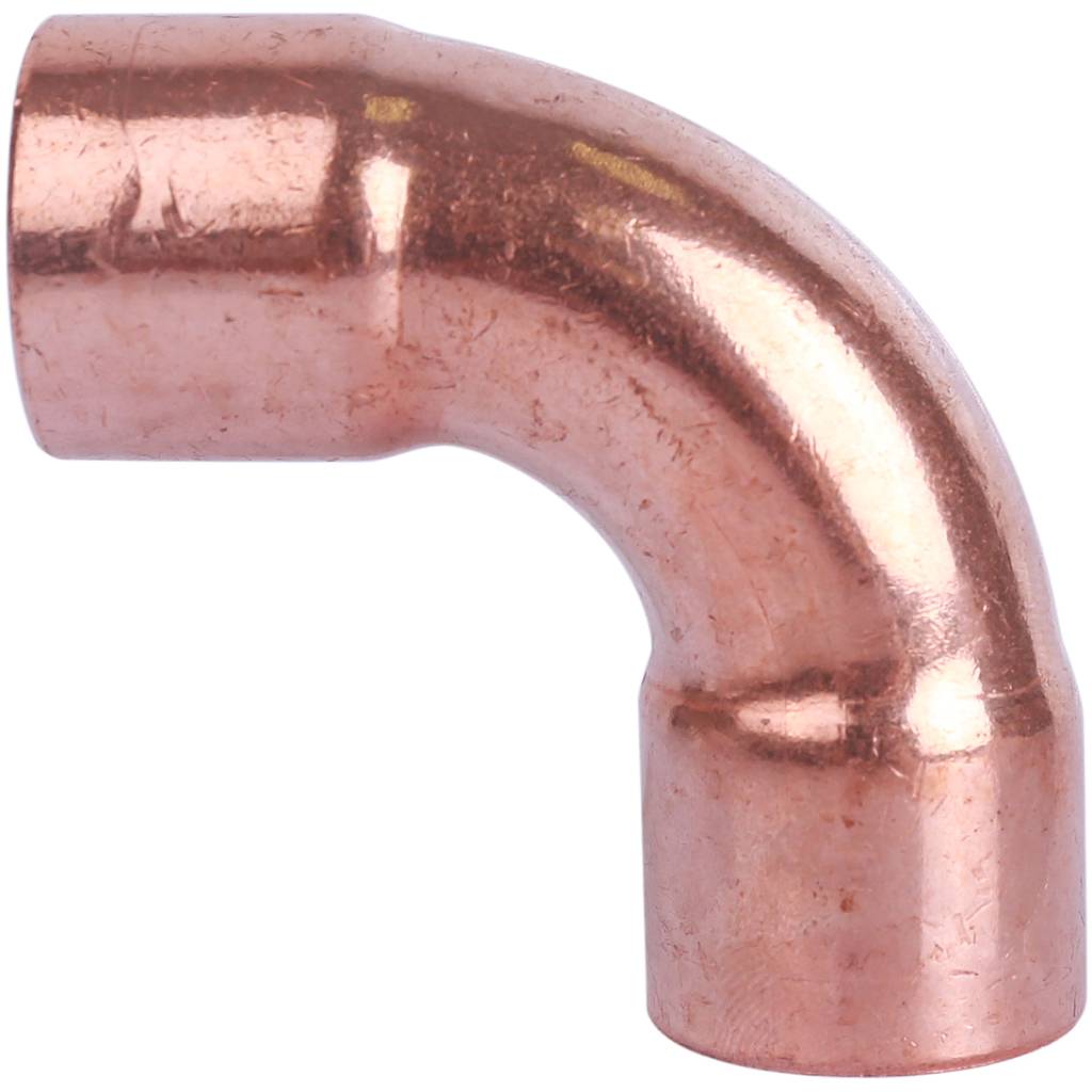 Отвод двухраструбный 18 мм / 90° под пайку медный SANHA 15002A18E