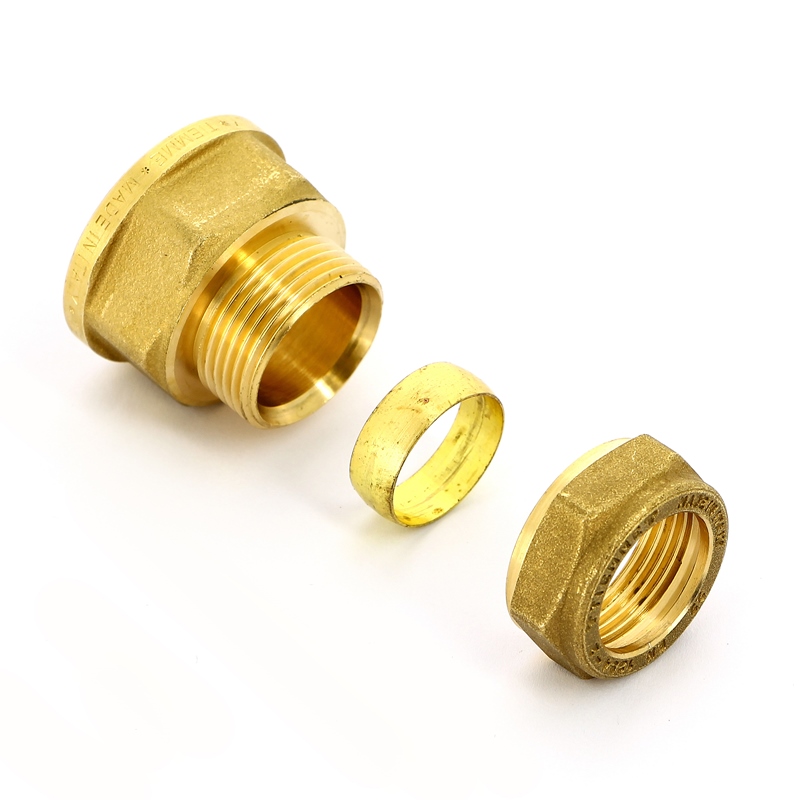 Муфта ВР 12 x 3/8" обжим TIEMME