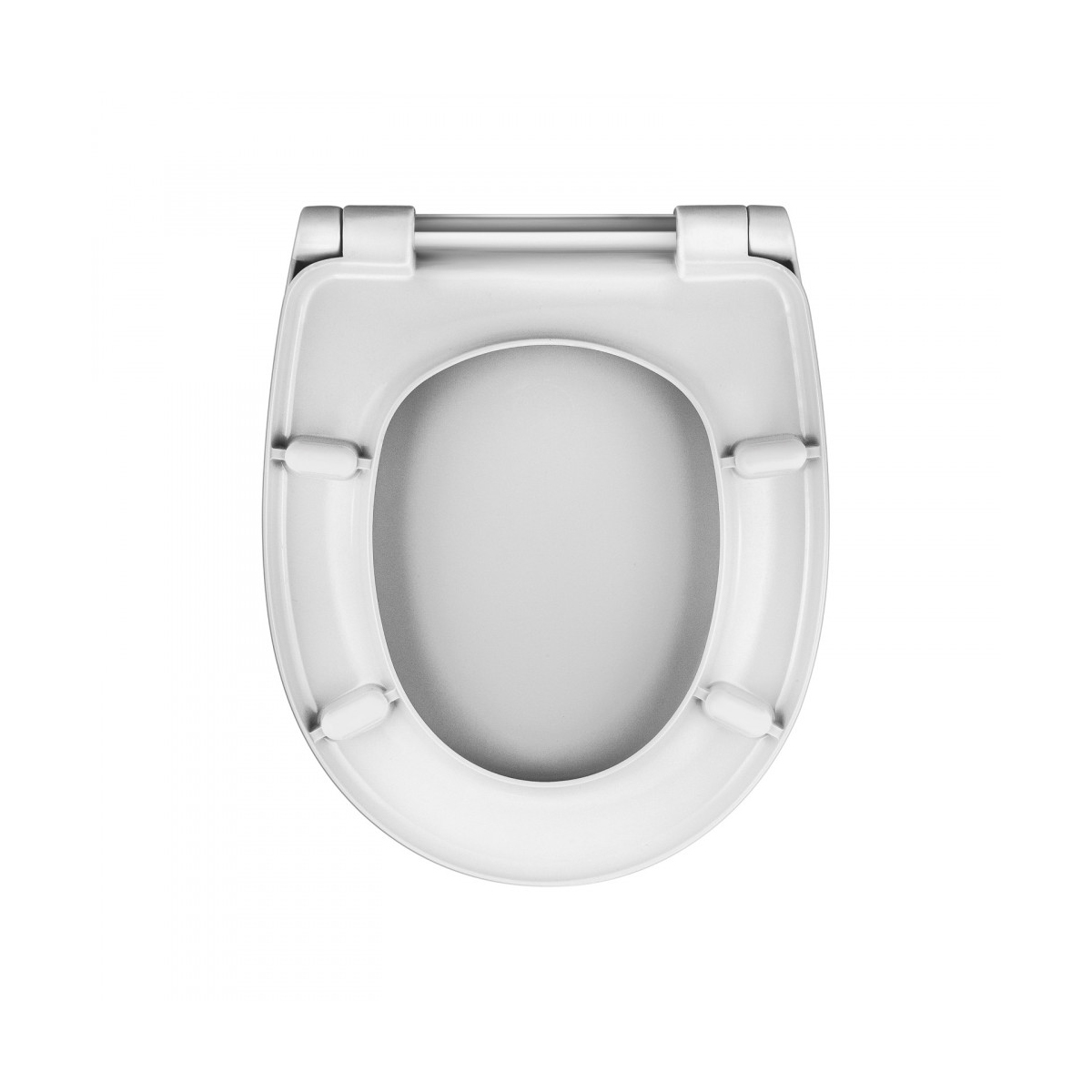 Сиденье для унитаза "real a" белое, крепление металл. (1/5) "berges"