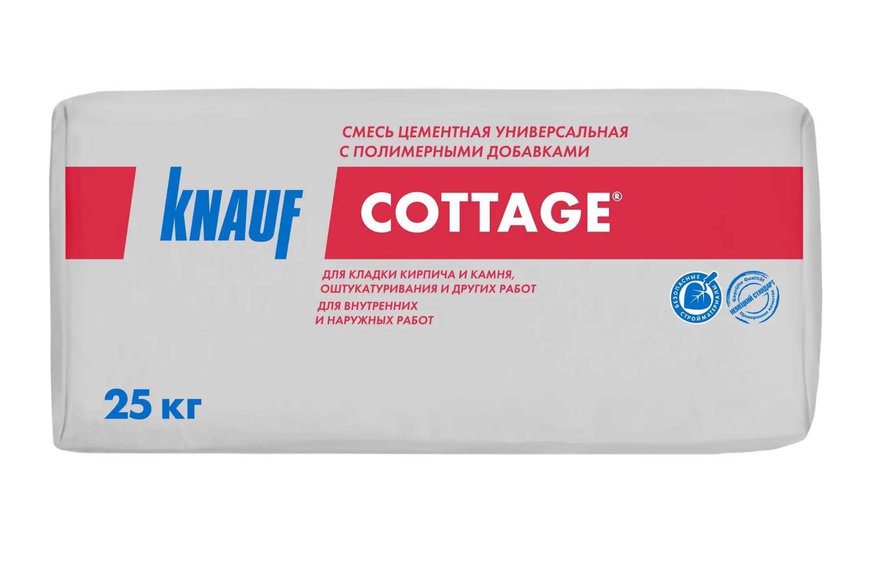 Цементная смесь Кнауф Коттеджная (KNAUF Cottage) универсальная 25 кг