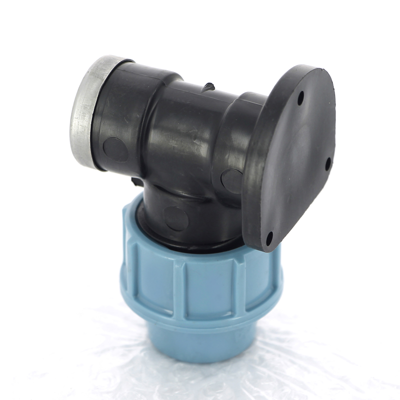 Водорозетка под фланец обжимная 20 x 1/2" ВР для труб ПНД UNIDELTA