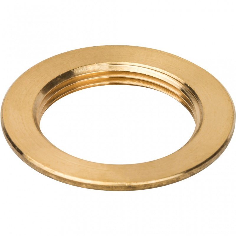 Контргайка с упором 1"1/2 ВР латунь STOUT