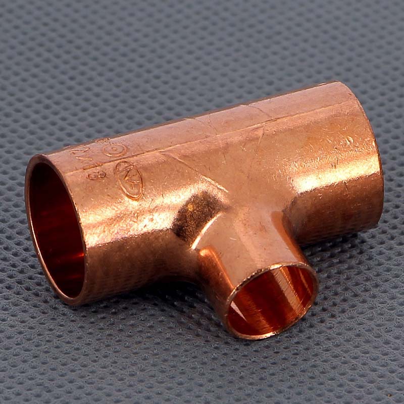 Тройник переходной под пайку 18 х 12 х 18 мм VIEGA медный